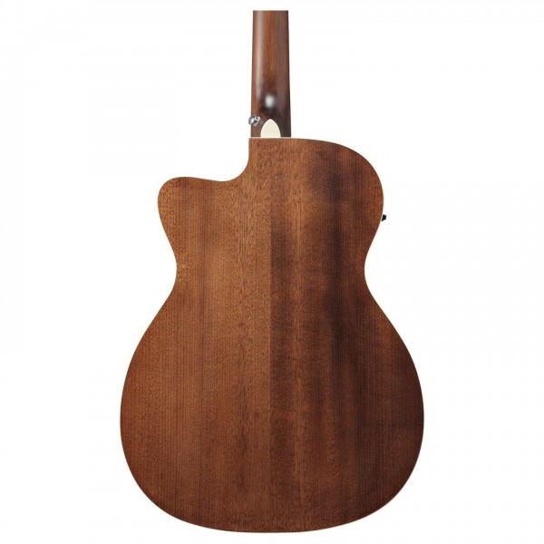 Ibanez AC340CE, Open Pore Natural close up back