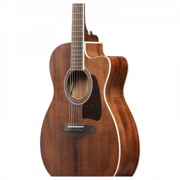 Ibanez AC340CE, Open Pore Natural close up angle