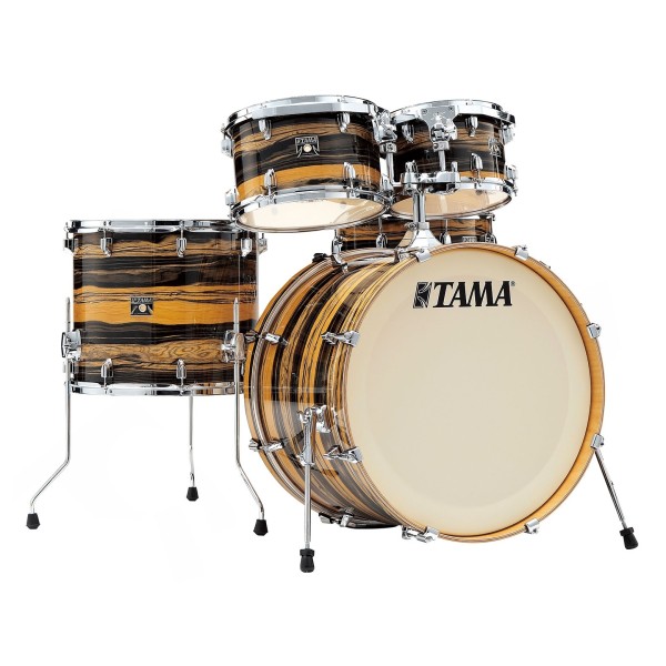 Tama Superstar Classic 22'' 5pc Shell Pack, Natural Ebony Tiger