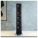 Acoustic Energy AE520 Walnut Veneer Floorstanding Speakers (Pair) lifestyle photograph