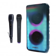 Vocal-Star VS-355BT Portable BT Karaoke Machine & 2 Mics - Nearly New