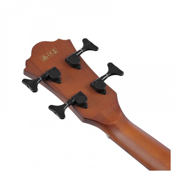 Ibanez AEGB30E, Natural High Gloss headstock back