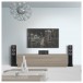 Wharfedale Diamond 12.3 floorstanding speakers, walnut - lifestyle