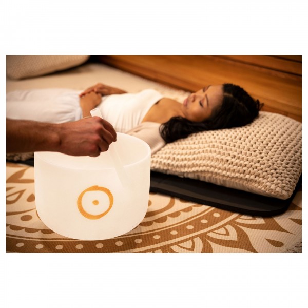 Meinl Planetary Tuned Crystal Singing Bowl 12", Sun Therapy