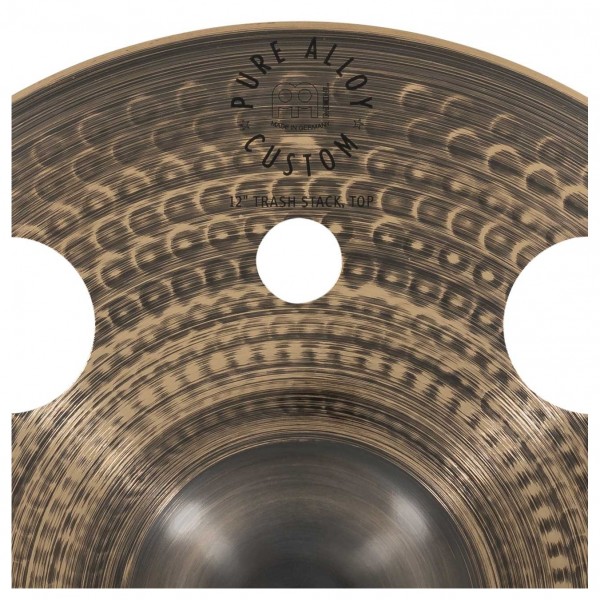 Meinl 12" Pure Alloy Custom Trash Stack - Top Detail