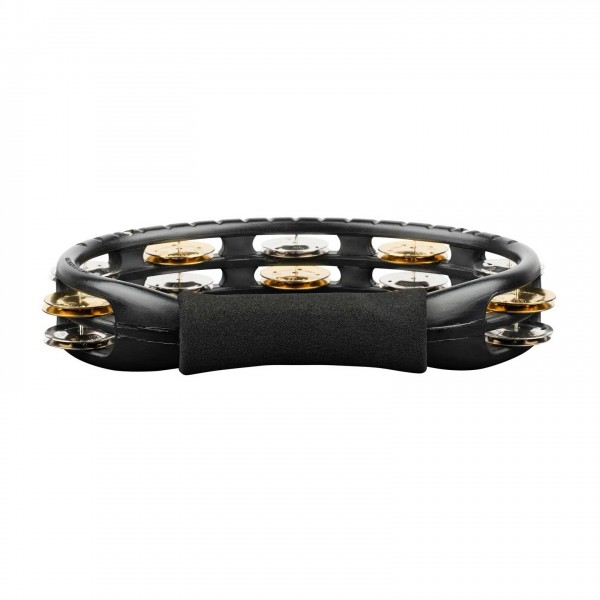 Meinl Recording Combo Handheld ABS Tambourine Mixed Jingles, Black