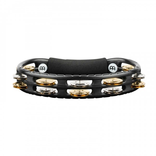 Meinl Recording Combo Handheld ABS Tambourine Mixed Jingles, Black
