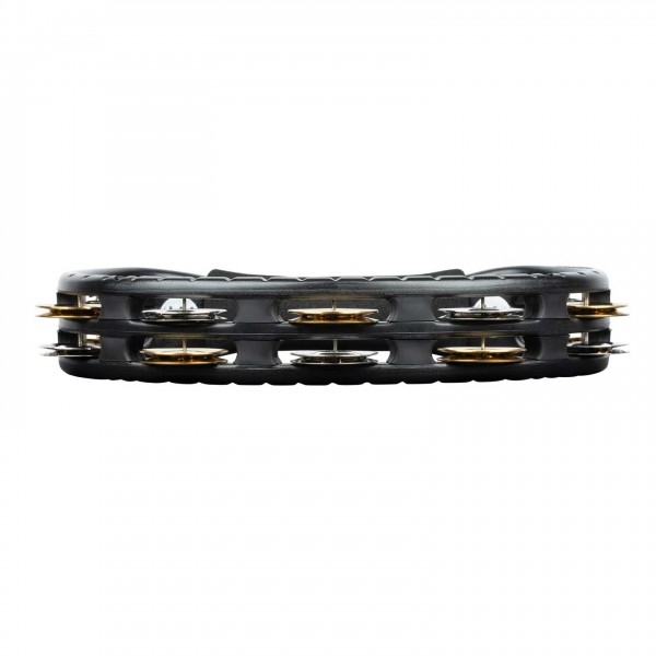 Meinl Recording Combo Handheld ABS Tambourine Mixed Jingles, Black