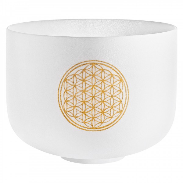 Meinl Planetary Tuned Crystal Singing Bowl 10", Flower of Life