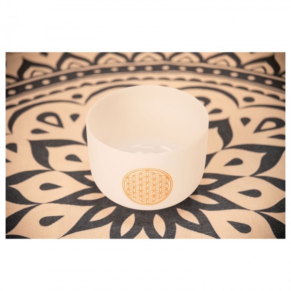 Meinl Planetary Tuned Crystal Singing Bowl 10", Flower of Life Angle