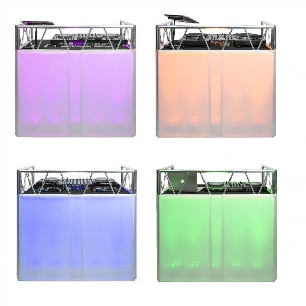 Headliner Indio DJ Booth (Includes white Scrim+ Bag) at Gear4music