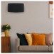 Mountson Wall Mount For Sonos Five & Play:5 Black in living room environment