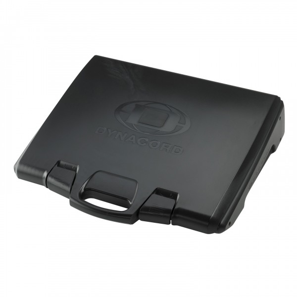 Dynacord PowerMate 1600-3 16 Channel Powered Mixer - Case, Angled Left