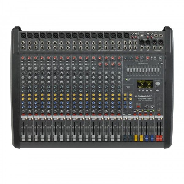 Dynacord PowerMate 1600-3 16 Channel Powered Mixer - Top