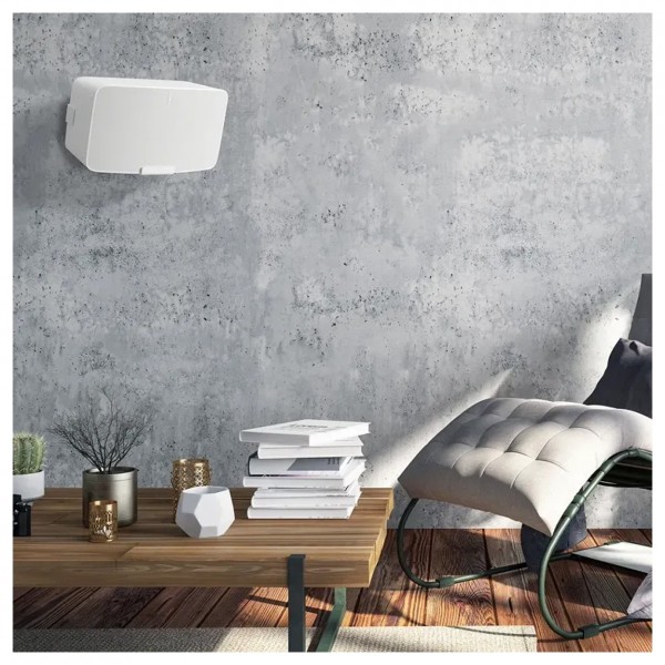 Mountson Premium Wall Mount for Sonos Five, Play:5, White