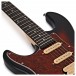 LA Select Left Handed Electric Guitar HSS by Gear4music, Sunburst