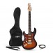 LA Select Left Handed Electric Guitar HSS by Gear4music, Sunburst