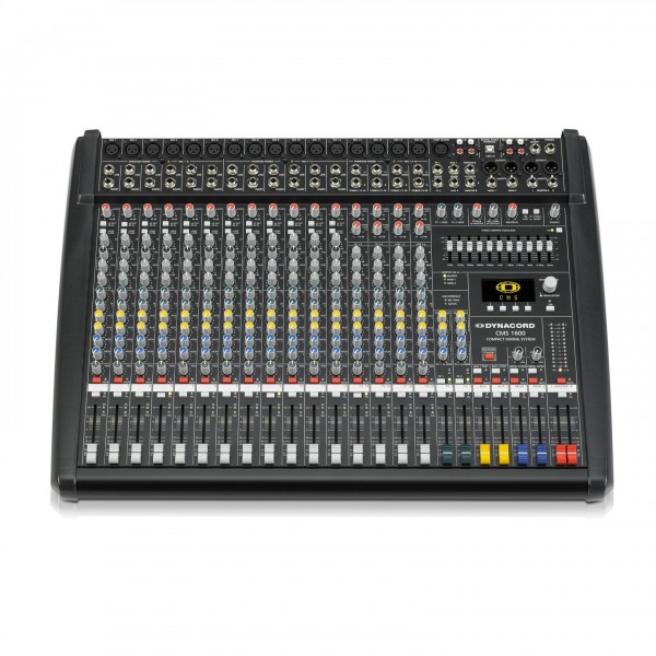 Dynacord CMS 1600-3 16-Channel Mixer - Angled, Front