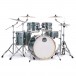 Mapex Mars Birch 22'' 5pc Rock Fusion Drum Kit w/Hardware, Twilight - Angle