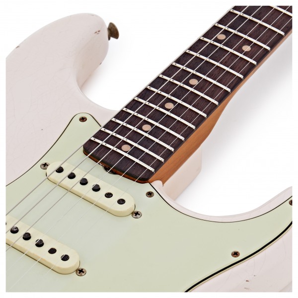 Fender Custom Shop 63 Stratocaster Relic, Super Faded Aged Shell Pink