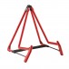 K&M 17580 Heli 2 Acoustic Guitar Stand, Red