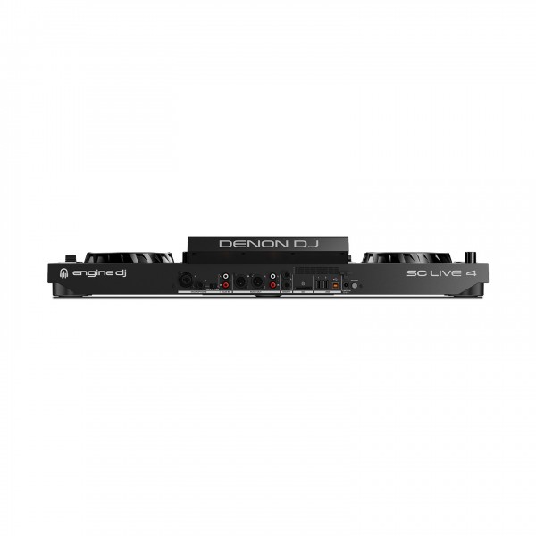 Denon DJ SC Live 4 Standalone DJ Controller, Back, Inputs and Outputs