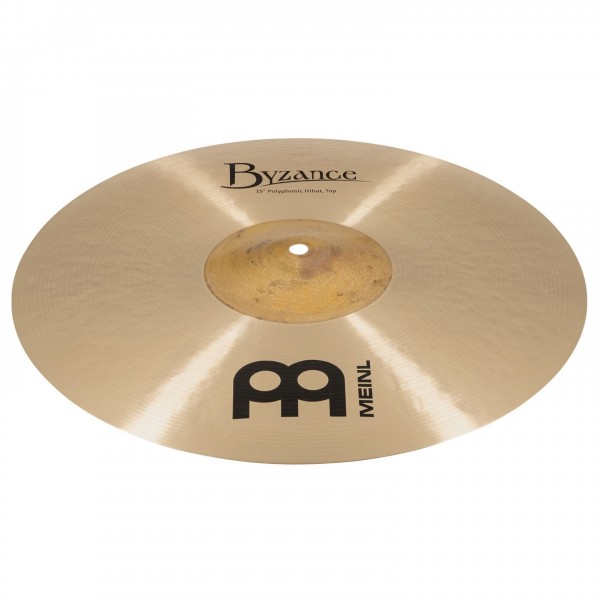 Meinl Byzance Traditional Polyphonic 15" Hi-Hats - Angle