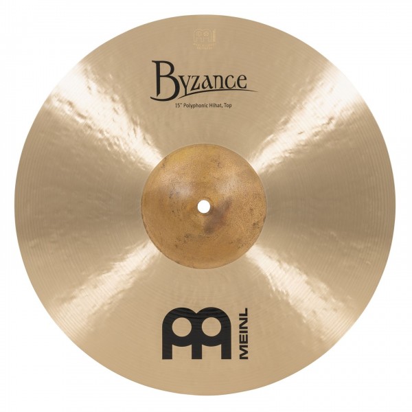 Meinl Byzance Traditional Polyphonic 15" Hi-Hats - Hi Hat Top