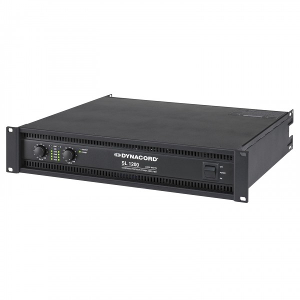 Dynacord SL 1200 2 x 600W Power Amp - Angled