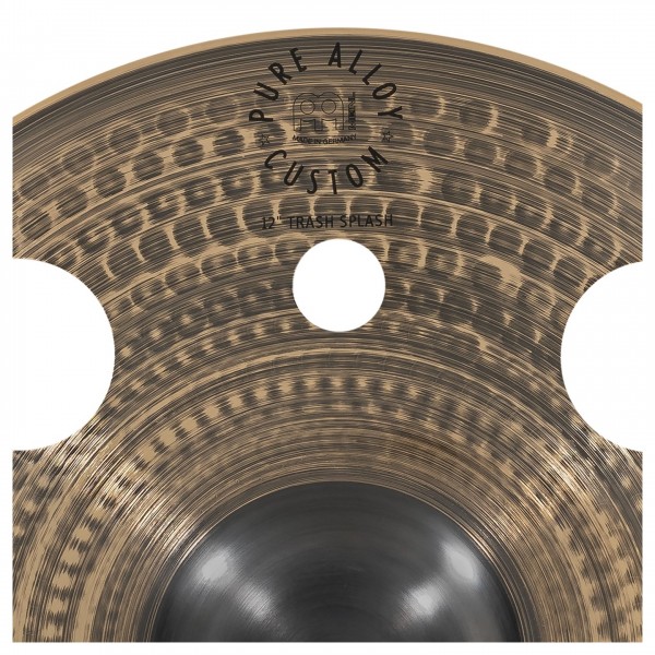  12" Trash Splash cymbal detail 