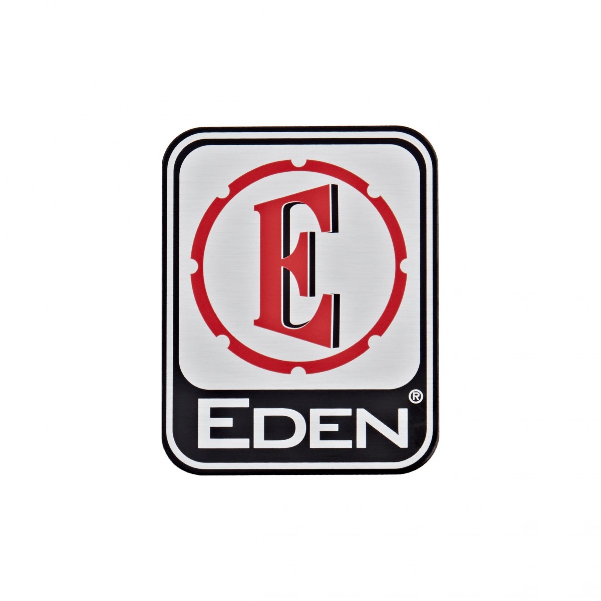 Eden Alum Logo For Ec8 And Ec10 Speakers 5 Pack At Gear4music