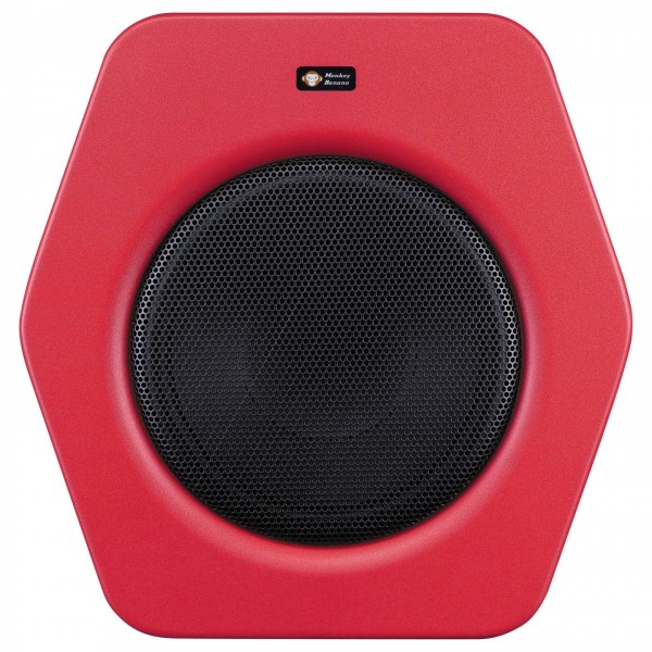 Monkey Banana Turbo Subwoofer, Red - Front