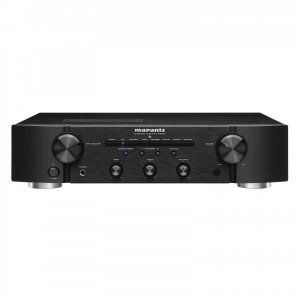 Marantz PM6007 Integrated Amplifier, Black front view