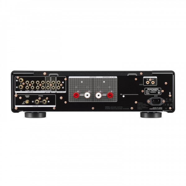 Marantz Model 30 Integrated Amplifier, Black rear view