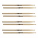 Promark Classic Forward 2B Hickory Drumsticks, Oval Wood Tip, 4-Pack