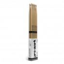 Promark Classic Forward 2B Hickory Drumsticks, Oval Wood Tip, 4-Pack