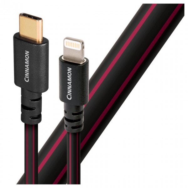 AudioQuest Cinnamon USB C to Apple Lightning Cable 0.75m