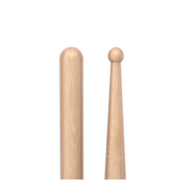 Promark Finesse 7A Maple Drumstick, Small Round Wood Tip - Tip
