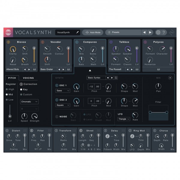 iZotope VocalSynth 2 - Computer