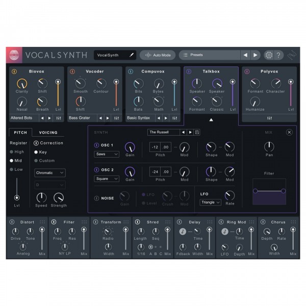 iZotope VocalSynth 2 - Talkbox