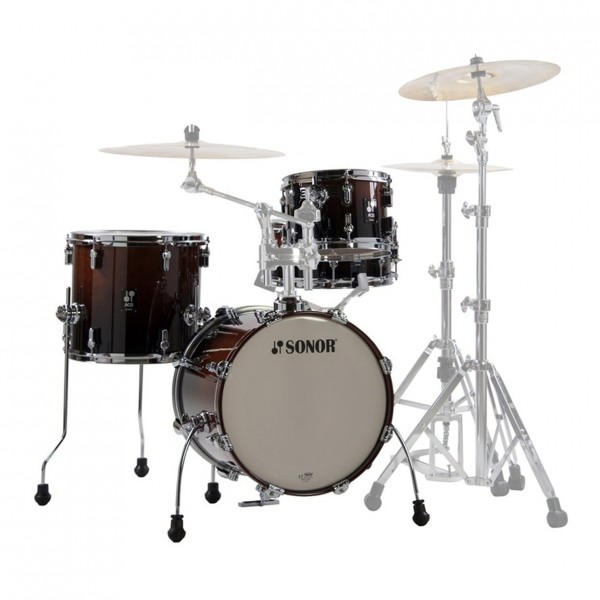 Sonor AQ2 Safari 4pc Shell Pack, Brown Fade