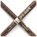 Promark Classic Forward 747 FireGrain Hickory, Oval Wood Tip - Detail