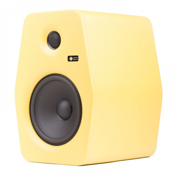 Monkey Banana Turbo 8 Studio Monitor, Yellow - Angled