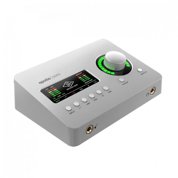 Universal Audio Apollo Solo Heritage Edition (Desktop/Mac/Win/TB3) - Angled