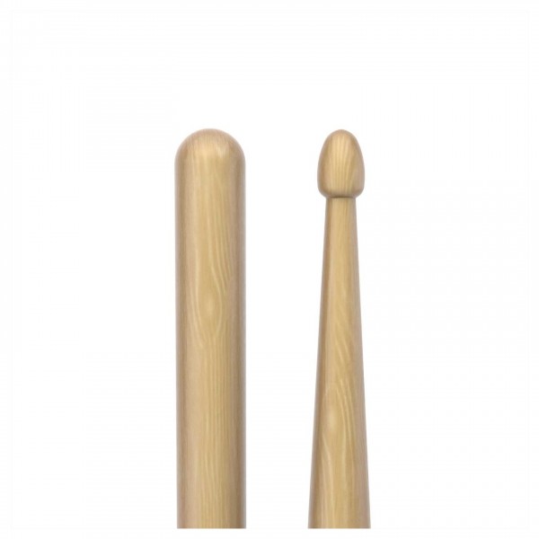 Promark Rebound 7A Long Hickory Drumsticks, Acorn Wood Tip - Tip