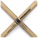 Promark Rebound 7A Long Hickory Drumsticks, Acorn Wood Tip - Detail