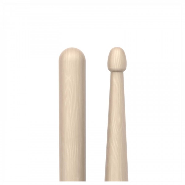 Promark Rebound 5B Raw Hickory Drumsticks, Acorn Wood Tip - Tip