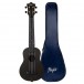 Flight TUSL-35 Travel Long Neck Soprano Ukulele, Black bag