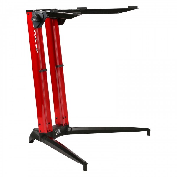 Stay Stands Piano Keyboard Stand, Single Tier, Red