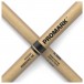 Promark Rebound 5B Hickory Drumsticks, Oval Nylon Tip